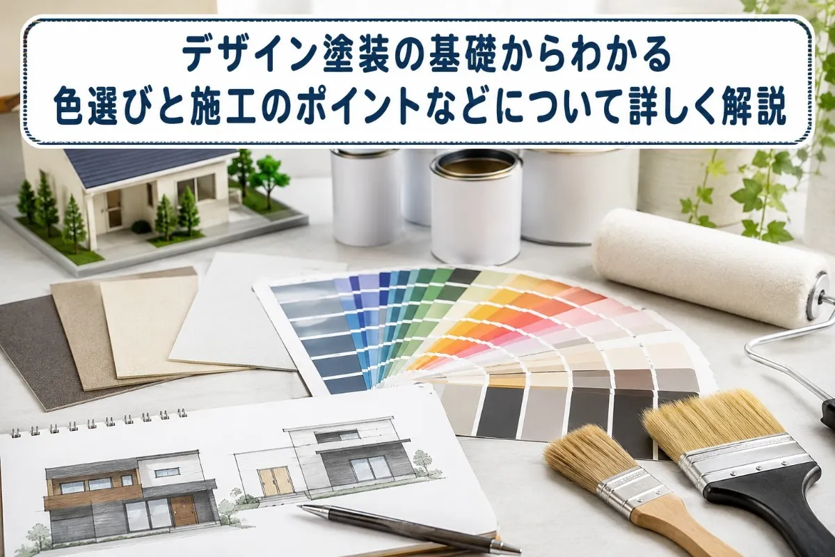 デザイン塗装の基礎からわかる色選びと施工のポイントなどについて詳しく解説